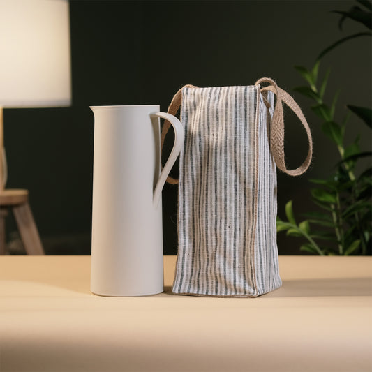 Hessian Thermos Bag